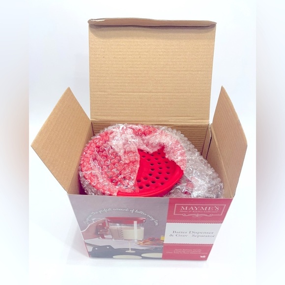 NIB Batter Dispenser / Gravy Separator Grease 4 Cups Mayme’s Kitchen Gadgets - Picture 6 of 7